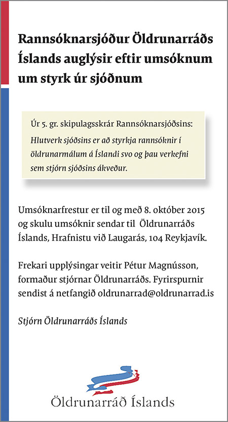rannsoknarsjodur 2015